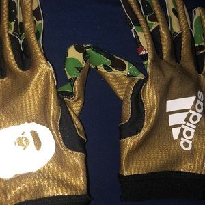 Bape Adidas Adizero 8.0 Football Gloves